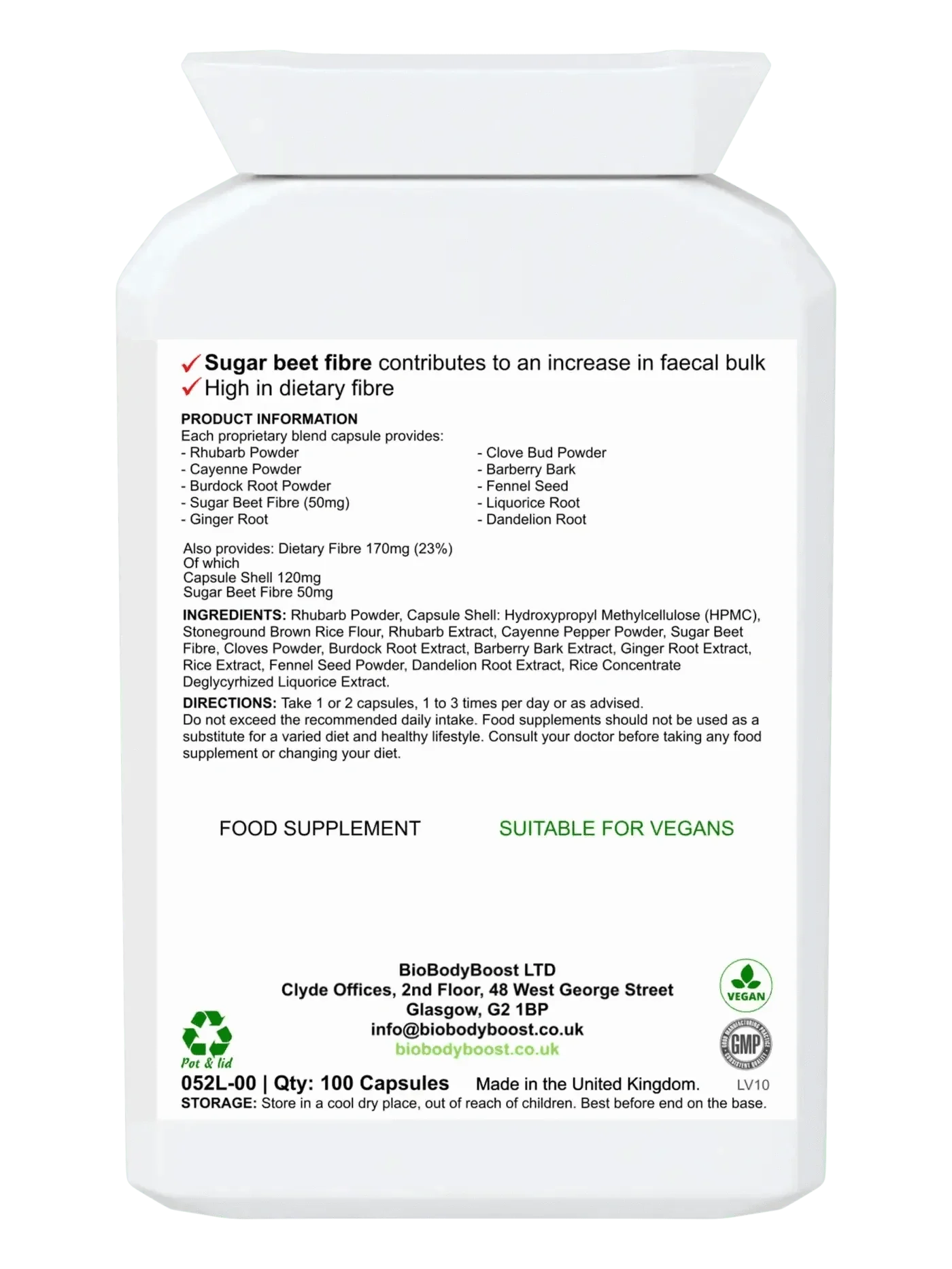 Beet It Colonix - Herbal Colon Cleanse Formula